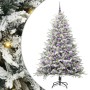 Árbol de Navidad artificial preiluminado con juego de bolas