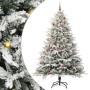 Árbol de Navidad artificial preiluminado con juego de bolas