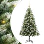 Árbol de Navidad Artificial Plegable con Nieve Esponjosa 150 cm