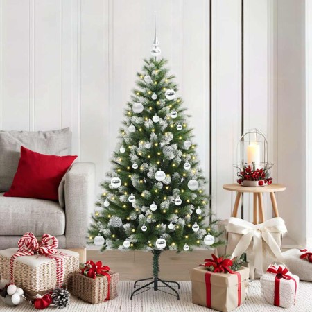 Árbol de Navidad Artificial Plegable con Nieve Esponjosa 150 cm en Arboles de navidad | Comprar online en Foro24