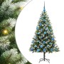 Árbol de Navidad Artificial Plegable con Nieve Esponjosa 150 cm