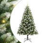 Árbol de Navidad Artificial Plegable con Nieve Esponjosa 180 cm