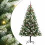 Árbol de Navidad Artificial Plegable con Nieve Esponjosa 180 cm