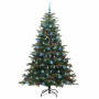 Árbol de Navidad artificial Verde 180 cm PVC, Metal y Plástico