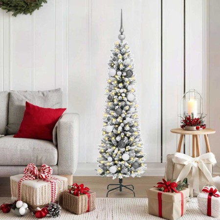 Árbol de Navidad artificial 150 cm PVC, Metal y Plástico