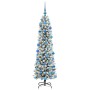 Árbol de Navidad artificial con 300 LED verde y 180 cm