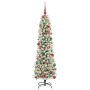 Árbol de Navidad artificial con 300 LED verde y 180 cm