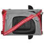 Haustier-Fahrradanhänger, Eisen-Oxford-Stoff, Rot, Grau von vidaXL, Kinderwagen für Haustiere - Ref: Foro24-93873, Preis: 107...