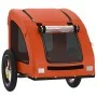 Fahrradanhänger Haustiere Bügeleisen Oxford Stoff orange von vidaXL, Kinderwagen für Haustiere - Ref: Foro24-93949, Preis: 91...