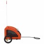 Fahrradanhänger Haustiere Bügeleisen Oxford Stoff orange von vidaXL, Kinderwagen für Haustiere - Ref: Foro24-93949, Preis: 93...