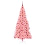 Árbol de Navidad con 300 LED con soporte Rosa 210 cm PVC