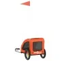 Fahrradanhänger Haustiere Bügeleisen Oxford Stoff orange von vidaXL, Kinderwagen für Haustiere - Ref: Foro24-93949, Preis: 91...