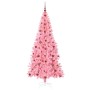 Árbol de Navidad con 300 LED con soporte Rosa 210 cm PVC