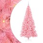Árbol de Navidad con 300 LED con soporte Rosa 210 cm PVC