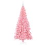 Árbol de Navidad con 300 LED con soporte Rosa 210 cm PVC