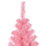 Árbol de Navidad con 300 LED con soporte Rosa 210 cm PVC