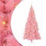 Árbol de Navidad con 300 LED con soporte Rosa 210 cm PVC