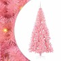 Árbol de Navidad con 300 LED con soporte Rosa 210 cm PVC