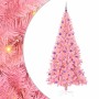 Árbol de Navidad con 300 LED con soporte Rosa 210 cm PVC
