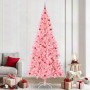 Árbol de Navidad con 300 LED con soporte Rosa 240 cm PVC