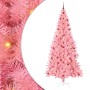 Árbol de Navidad con 300 LED con soporte Rosa 240 cm PVC