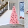 Árbol de Navidad con 300 LED con soporte Rosa 240 cm PVC