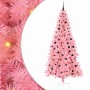 Árbol de Navidad con 300 LED con soporte Rosa 240 cm PVC