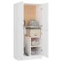 Weißer Sperrholzschrank 82,5 x 51,5 x 180 cm von vidaXL, Kleiderschränke - Ref: Foro24-803434, Preis: 157,69 €, Rabatt: %