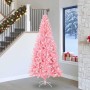 Árbol de Navidad con 300 LED con soporte Rosa 240 cm PVC