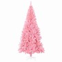 Árbol de Navidad con 300 LED con soporte Rosa 240 cm PVC