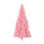 Árbol de Navidad con 300 LED con soporte Rosa 240 cm PVC