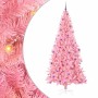 Árbol de Navidad con 300 LED con soporte Rosa 240 cm PVC