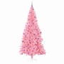 Árbol de Navidad con 300 LED con soporte Rosa 240 cm PVC