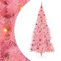 Árbol de Navidad con 300 LED con soporte Rosa 240 cm PVC
