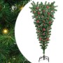 Árbol de Navidad artificial preiluminado invertido con juego de