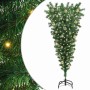 Árbol de Navidad artificial de cabeza abajo preiluminado con