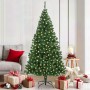 Árbol de Navidad artificial Verde 180 cm PVC y Acero y Plástico