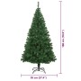 Árbol de Navidad artificial Verde 180 cm PVC y Acero y Plástico