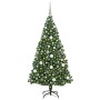 Árbol de Navidad artificial Verde 180 cm PVC y Acero y Plástico