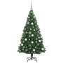 Árbol de Navidad artificial Verde 180 cm PVC y Acero y Plástico