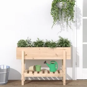 Hochbeet aus massivem Kiefernholz, 101 x 30 x 69 cm von vidaXL, Töpfe und Pflanzgefäße - Ref: Foro24-825240, Preis: 59,81 €, ...