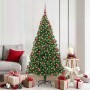 Árbol de Navidad artificial Verde 180 cm PVC y Acero y Plástico