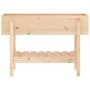 Hochbeet aus massivem Kiefernholz, 101 x 30 x 69 cm von vidaXL, Töpfe und Pflanzgefäße - Ref: Foro24-825240, Preis: 59,81 €, ...