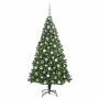 Árbol de Navidad artificial Verde 180 cm PVC y Acero y Plástico