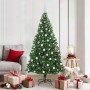 Árbol de Navidad artificial Verde 180 cm PVC y Acero y Plástico