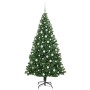 Árbol de Navidad artificial Verde 180 cm PVC y Acero y Plástico