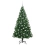 Árbol de Navidad artificial Verde 180 cm PVC y Acero y Plástico