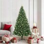 Árbol de Navidad artificial Verde 180 cm PVC y Acero y Plástico