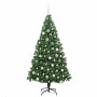 Árbol de Navidad artificial Verde 180 cm PVC y Acero y Plástico