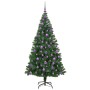Árbol de Navidad artificial Verde 180 cm PVC y Acero y Plástico